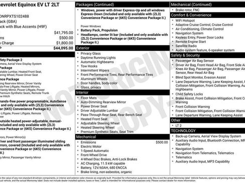 New 2026 Chevrolet Equinox EV LT image 25