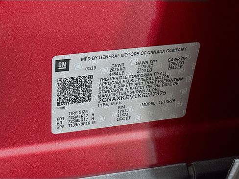 Used 2019 Chevrolet Equinox LT FWD image 12