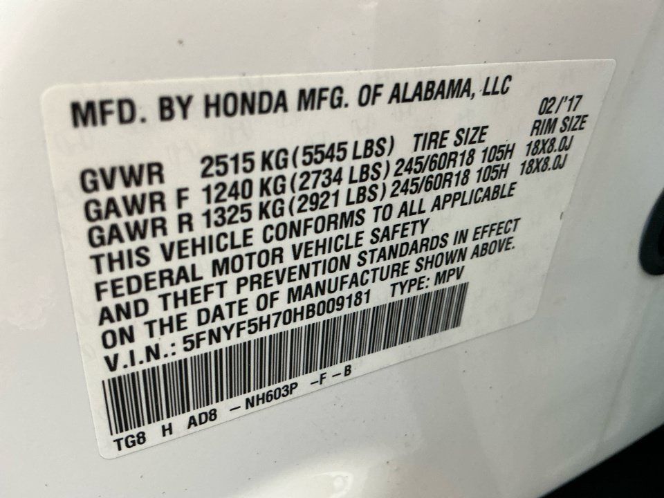 Used 2017 Honda Pilot EX-L image 39