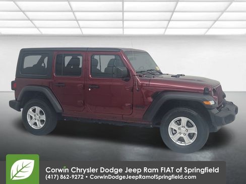 Certified 2022 Jeep Wrangler Unlimited Sport image 1