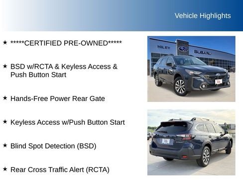 Certified 2024 Subaru Outback Premium AWD/4WD image 5