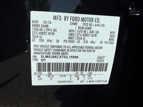 Used 2026 Lincoln Aviator Black Label w/ Jet Appearance Package AWD/4WD image 31