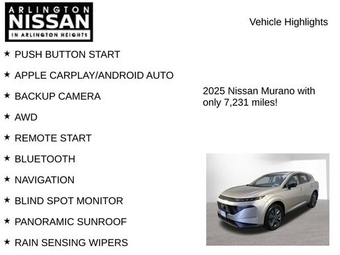 Used 2025 Nissan Murano SL AWD/4WD image 7