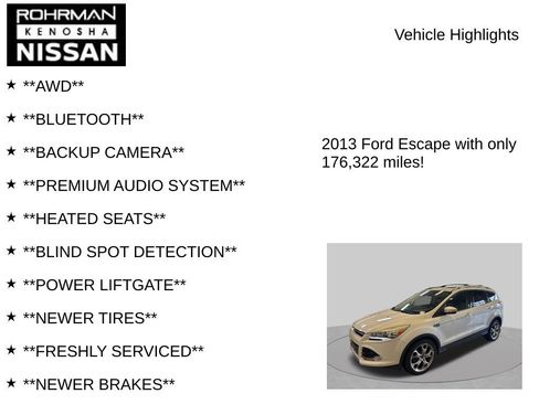 Used 2013 Ford Escape Titanium w/ Parking Technology Pkg AWD/4WD image 8