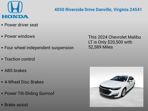 Used 2024 Chevrolet Malibu LT FWD image 12