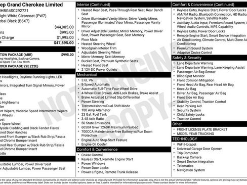 Used 2025 Jeep Grand Cherokee Limited w/ Trailer Tow Package image 6