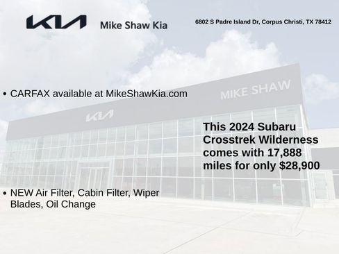 Used 2024 Subaru Crosstrek 2.5i Wilderness w/ Crosstrek Mirror Package AWD/4WD image 3