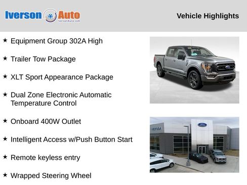 Used 2023 Ford F150 XLT w/ Equipment Group 302A High AWD/4WD image 2