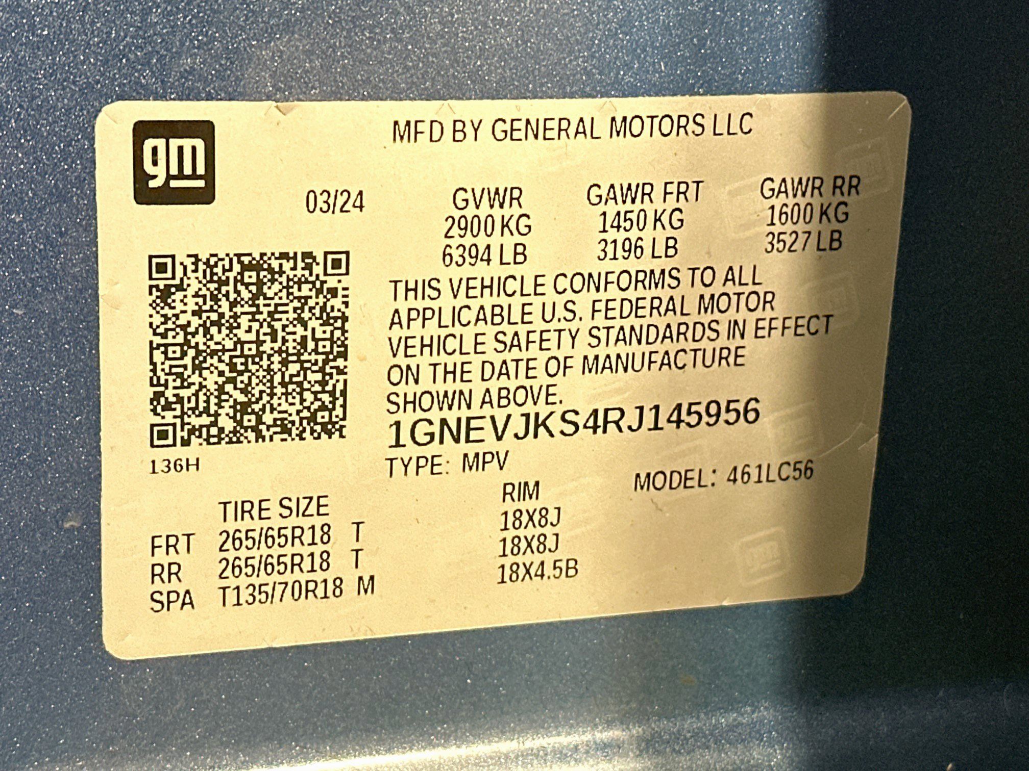 Used 2024 Chevrolet Traverse Z71 AWD/4WD image 12