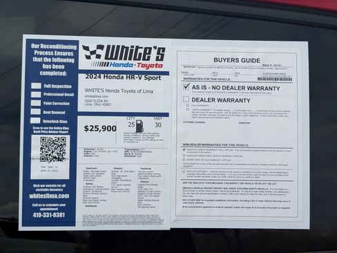 Used 2024 Honda HR-V Sport image 30