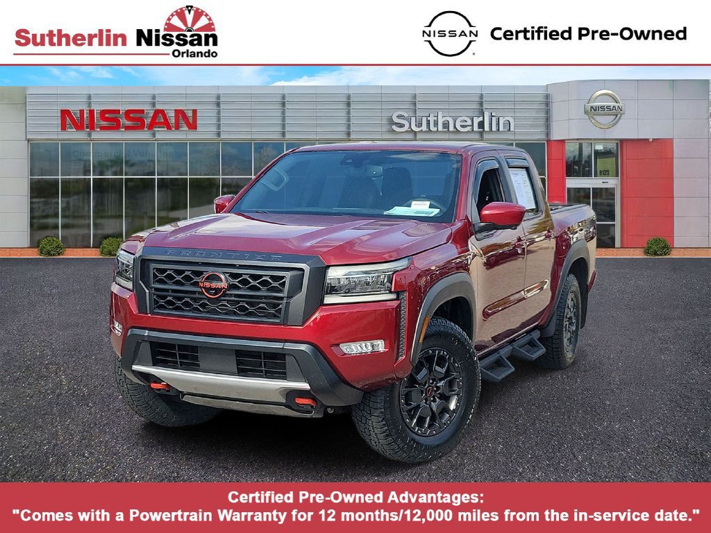 Certified 2022 Nissan Frontier PRO-4X w/ Pro-4X Premium Package AWD/4WD image 1