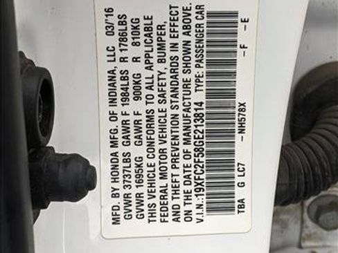 Used 2016 Honda Civic LX image 22