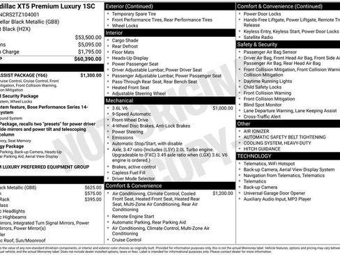 New 2026 Cadillac XT5 Premium Luxury w/ Driver Assist Package FWD image 38