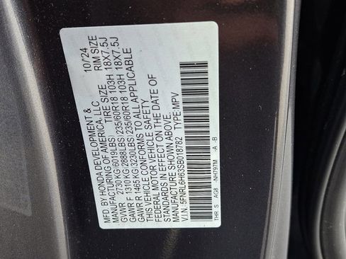 Certified 2025 Honda Odyssey EX-L image 28