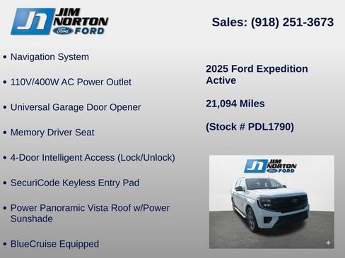 Used 2025 Ford Expedition Active AWD/4WD image 16