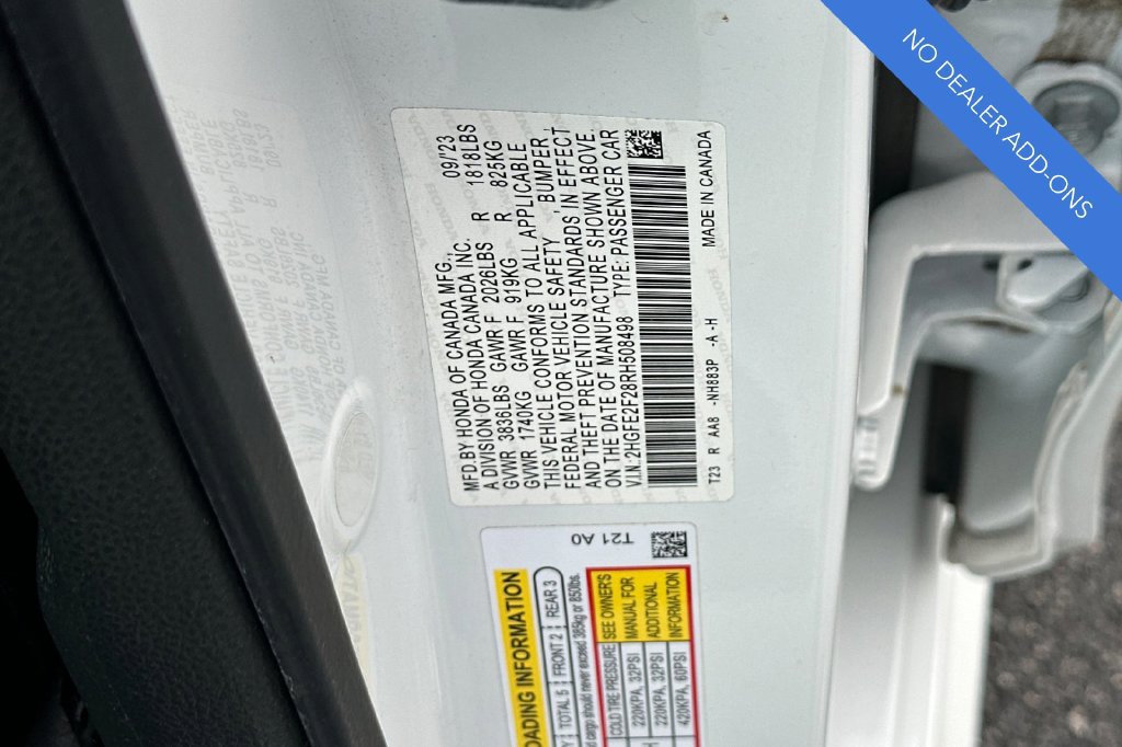 Certified 2024 Honda Civic LX image 31