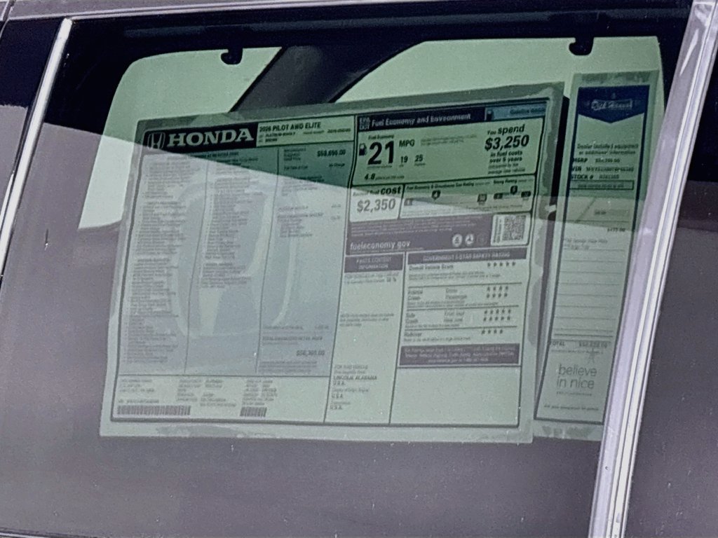 New 2026 Honda Pilot Elite image 25