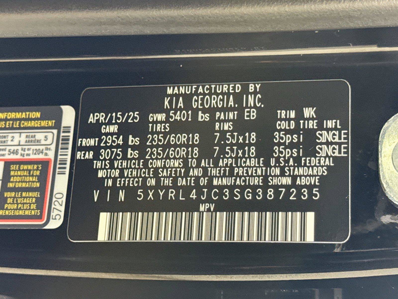 Used 2025 Kia Sorento S FWD image 31