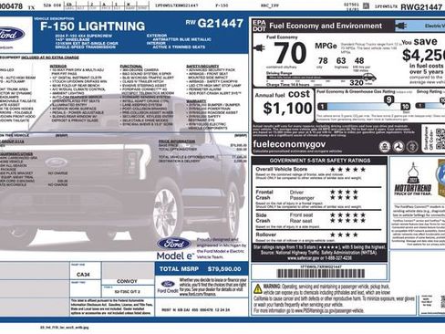 Used 2024 Ford F150 Lightning Lariat image 6