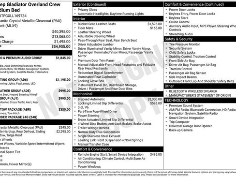 Used 2020 Jeep Gladiator Overland image 22