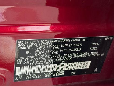 Certified 2019 Toyota RAV4 Adventure w/ Cold Weather Package AWD/4WD image 36