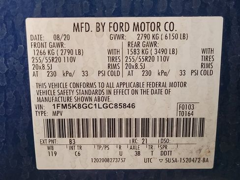 Used 2020 Ford Explorer ST w/ Premium Technology Package AWD/4WD image 33