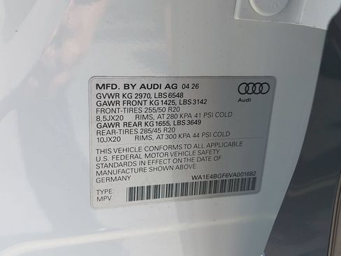 New 2027 Audi Q6 e-tron Premium Plus AWD/4WD image 40