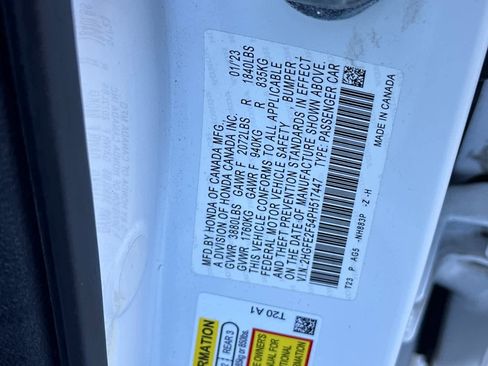 Certified 2023 Honda Civic Sport image 33