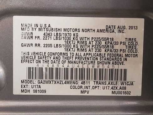 Used 2014 Mitsubishi Outlander Sport SE AWD/4WD image 33