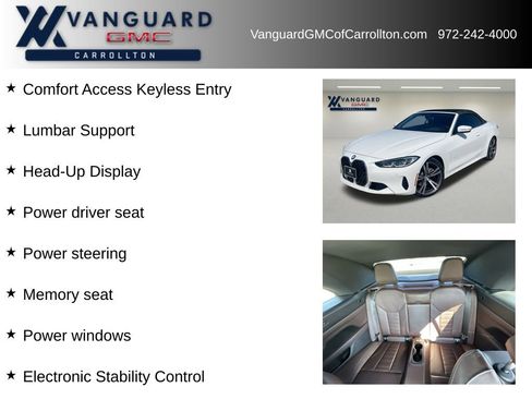 Used 2022 BMW 430i Convertible w/ Premium Package image 12