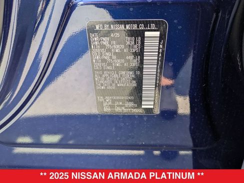 New 2025 Nissan Armada Platinum w/ Convenience Package image 41