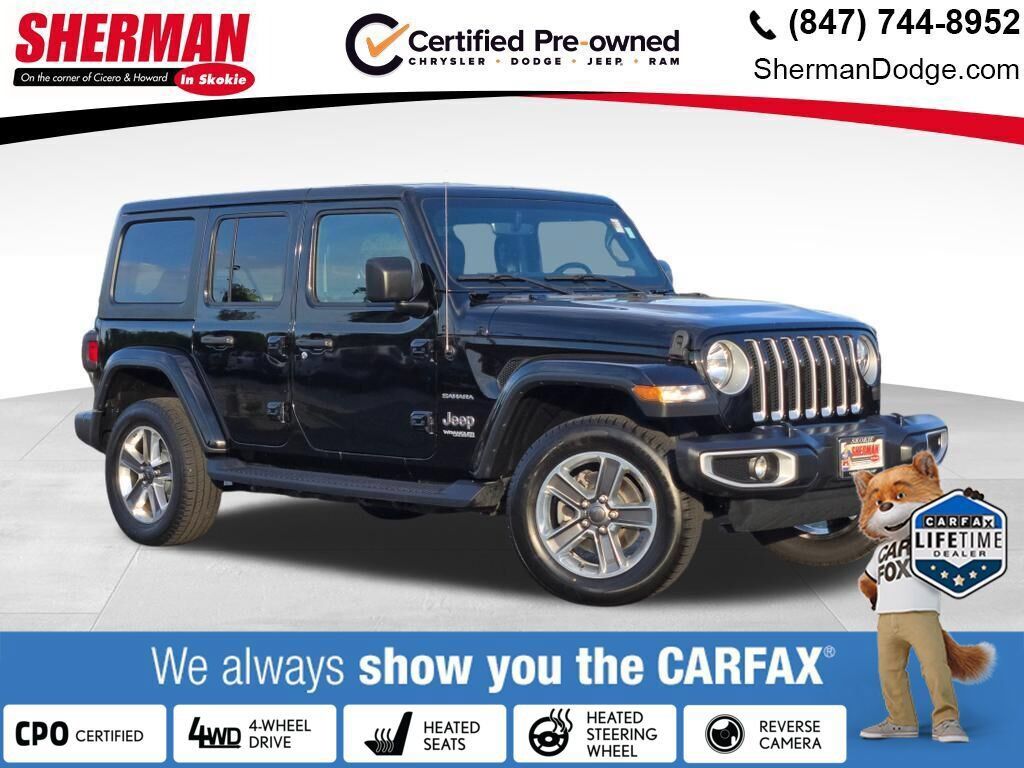 Certified 2019 Jeep Wrangler Unlimited Sahara AWD/4WD image 1