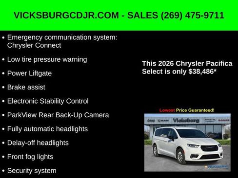 New 2026 Chrysler Pacifica Select image 22