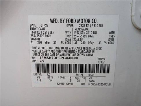 Certified 2023 Ford Explorer XLT w/ Equipment Group 202A RWD image 23