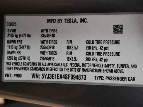 Used 2025 Tesla Model 3 Long Range image 47
