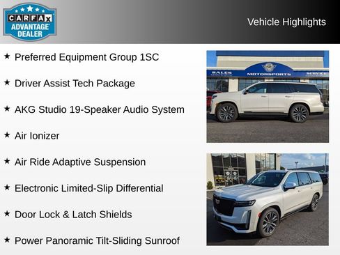 Used 2021 Cadillac Escalade Sport w/ Driver Assist Tech Package AWD/4WD image 4