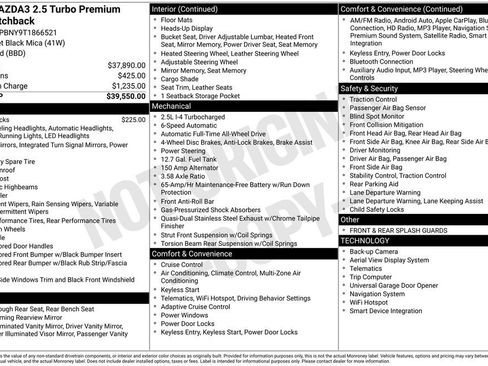 New 2026 MAZDA MAZDA3 Hatchback w/Premium Plus Pkg image 2