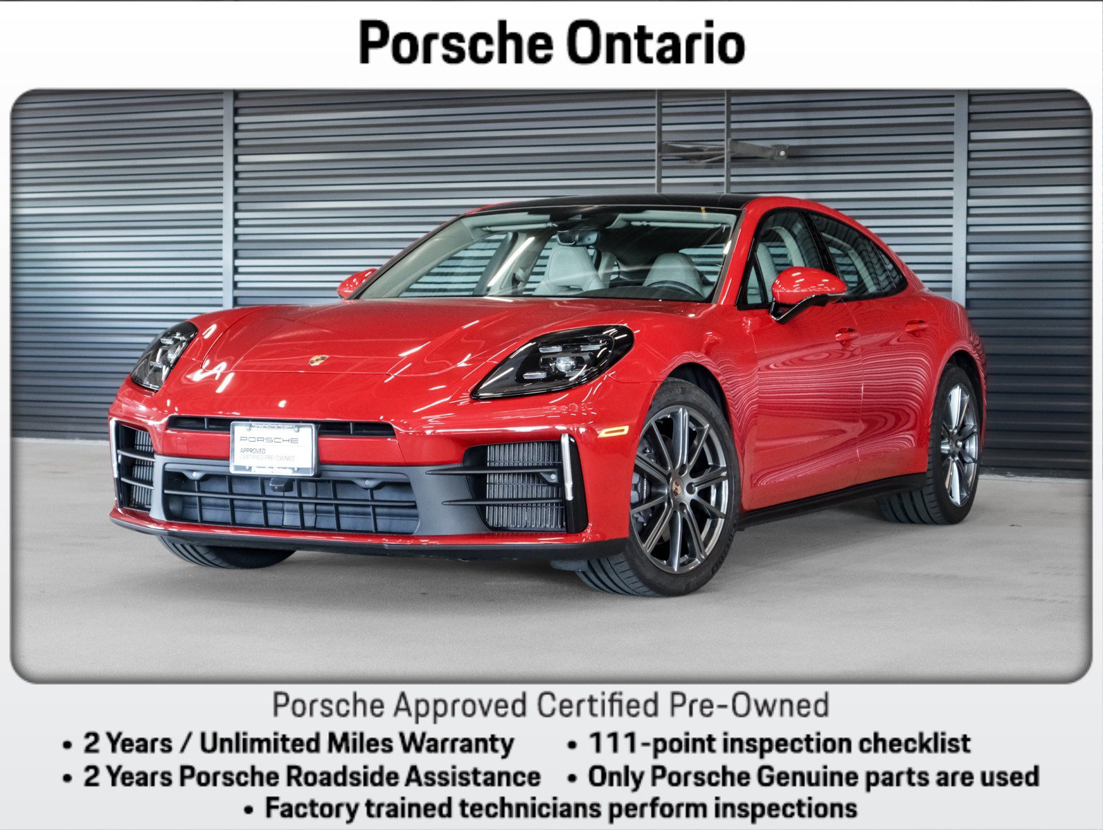 Certified 2026 Porsche Panamera RWD image 1
