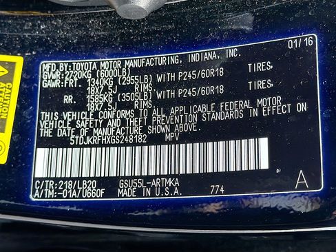 Used 2016 Toyota Highlander XLE AWD/4WD image 42