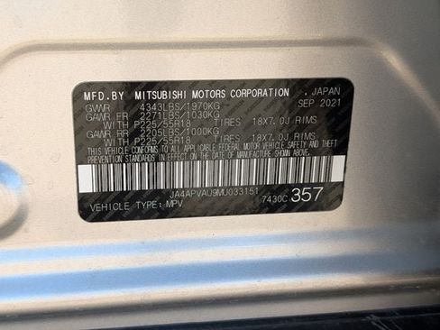 Used 2021 Mitsubishi Outlander Sport SE FWD image 26