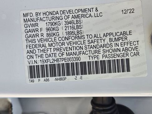 Certified 2023 Honda Civic Sport image 32