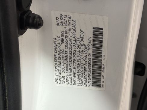 Used 2022 Honda Odyssey Touring image 29