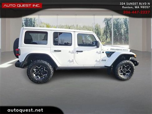 Used 2021 Jeep Wrangler Unlimited Rubicon 4xe w/ Steel Bumper Group image 4