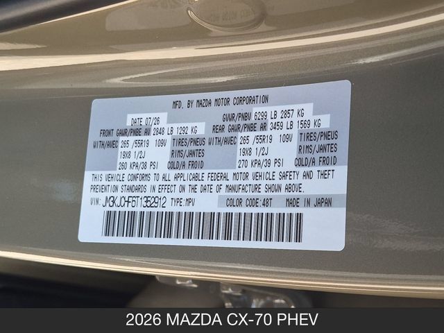 New 2026 MAZDA CX-70 SC Plus AWD/4WD image 26