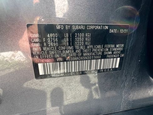 Used 2022 Subaru Legacy Premium AWD/4WD image 30