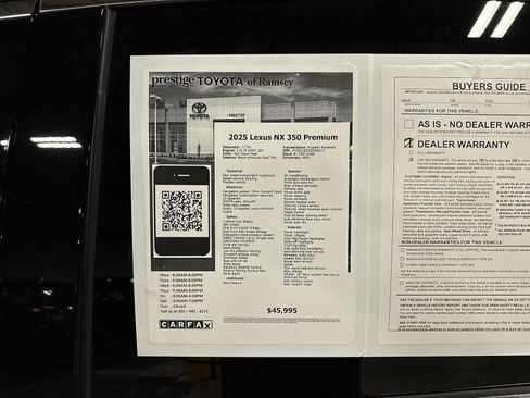 Used 2025 Lexus NX 350 AWD w/ Accessory Package (2T) image 13