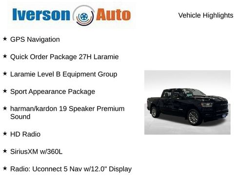 Used 2024 RAM 1500 Laramie AWD/4WD image 2