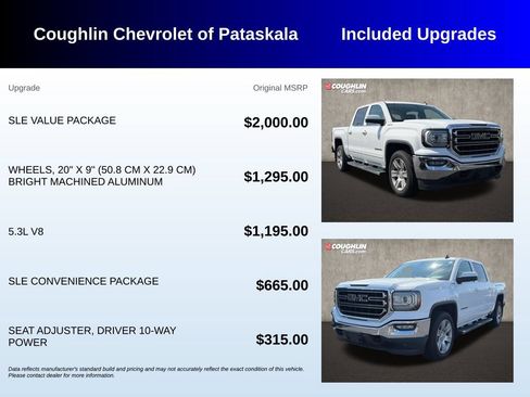 Used 2018 GMC Sierra 1500 SLE w/ SLE Value Package AWD/4WD image 3