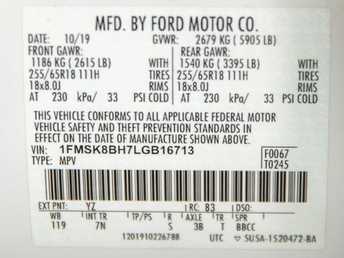 Used 2020 Ford Explorer 4WD image 32