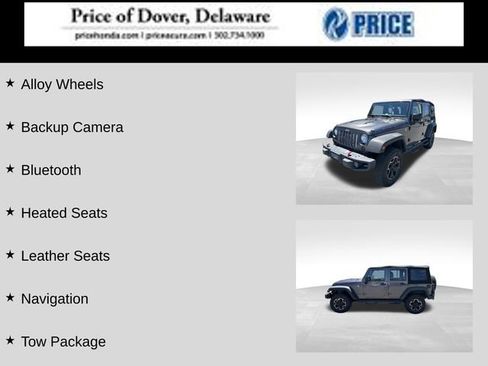 Used 2016 Jeep Wrangler Unlimited Rubicon AWD/4WD image 2